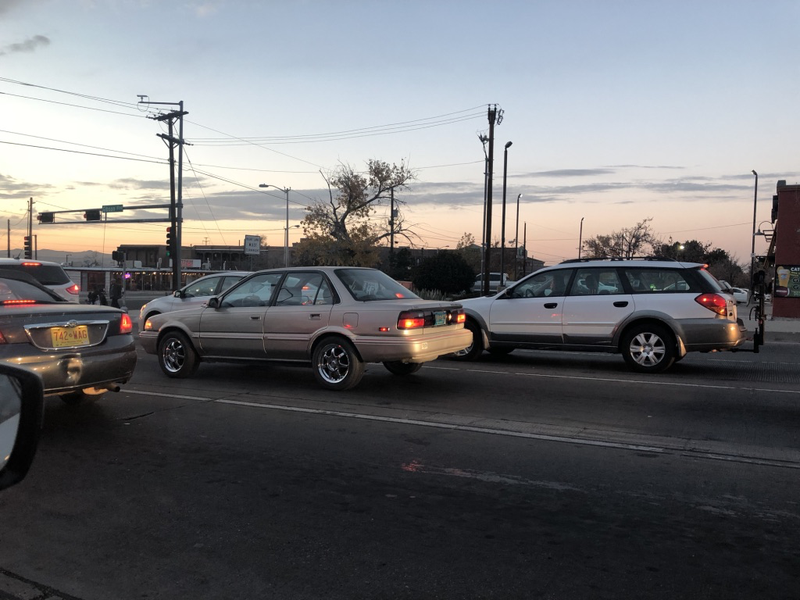 The Corolla has more ground clearance than the Outback.